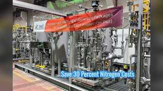 Save 30 Percent Energy Nitrogen Generation Skid 500Nm3h